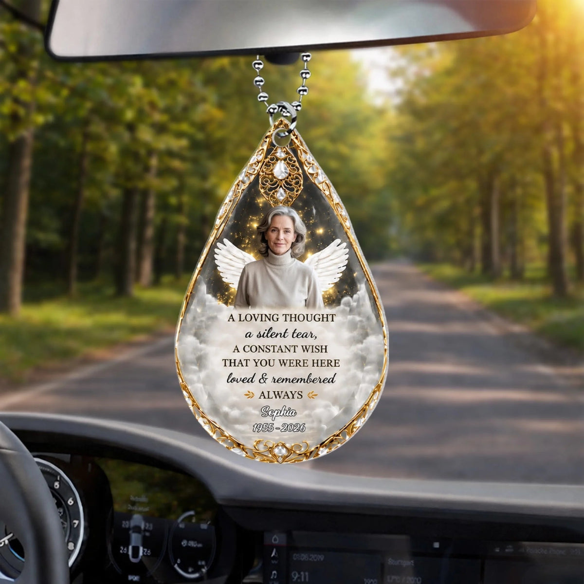 A Constant Wish That You Were Here - Personalized Memorial Ornament