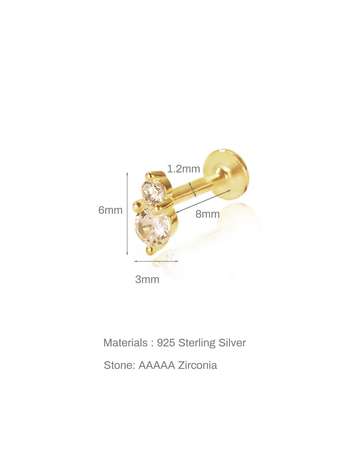 KOSINER 925 Sterling Silver Multi-Style Versatile Set