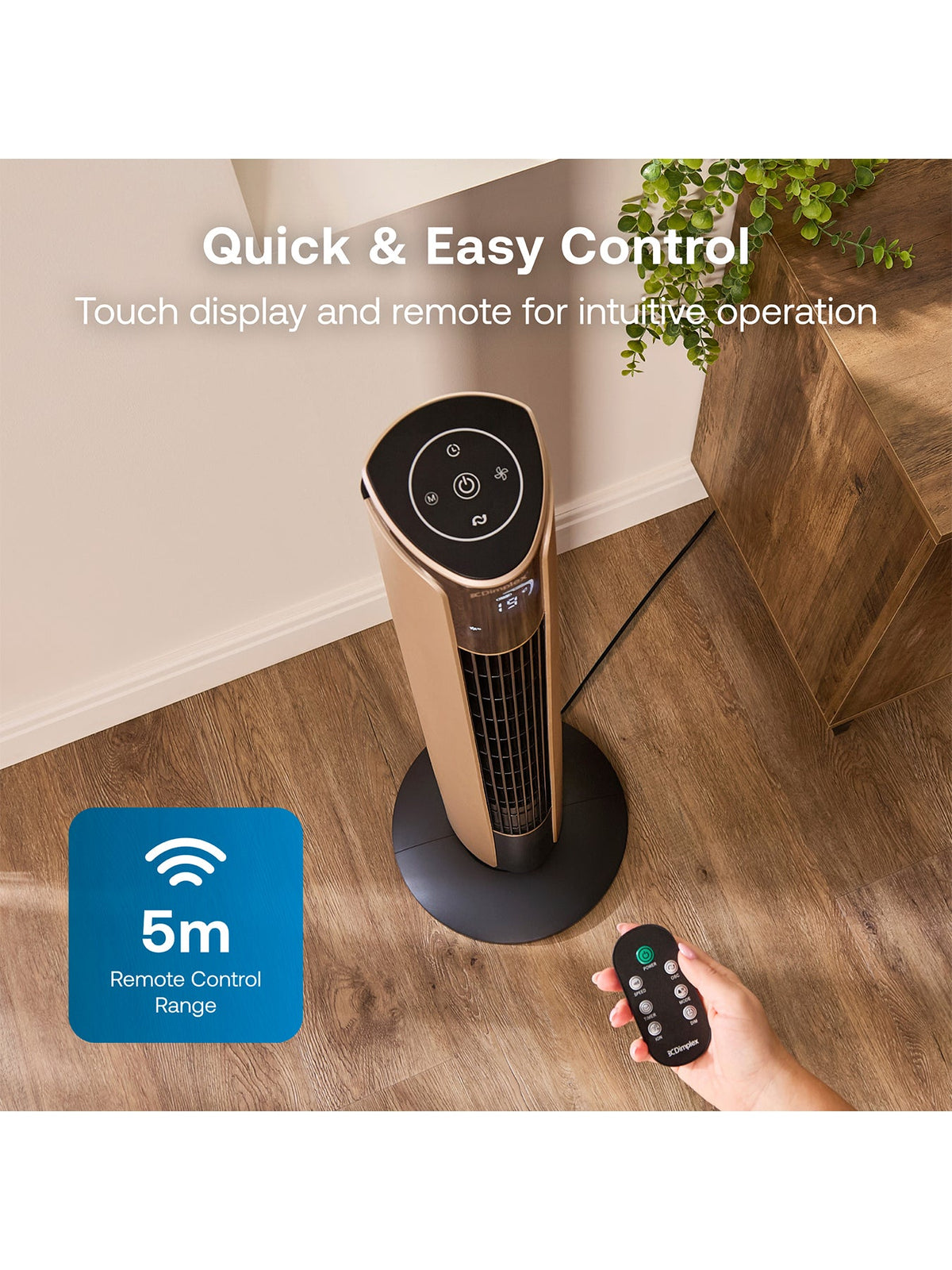 Ion Fresh Ionising Cooling Tower Fan Bronze