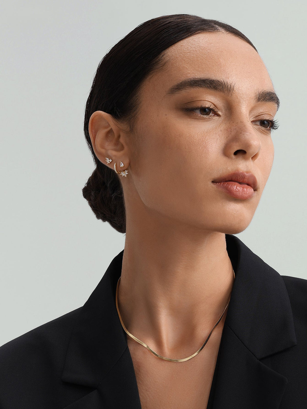KOSINER 925 Sterling Silver Delicate Irregular Set