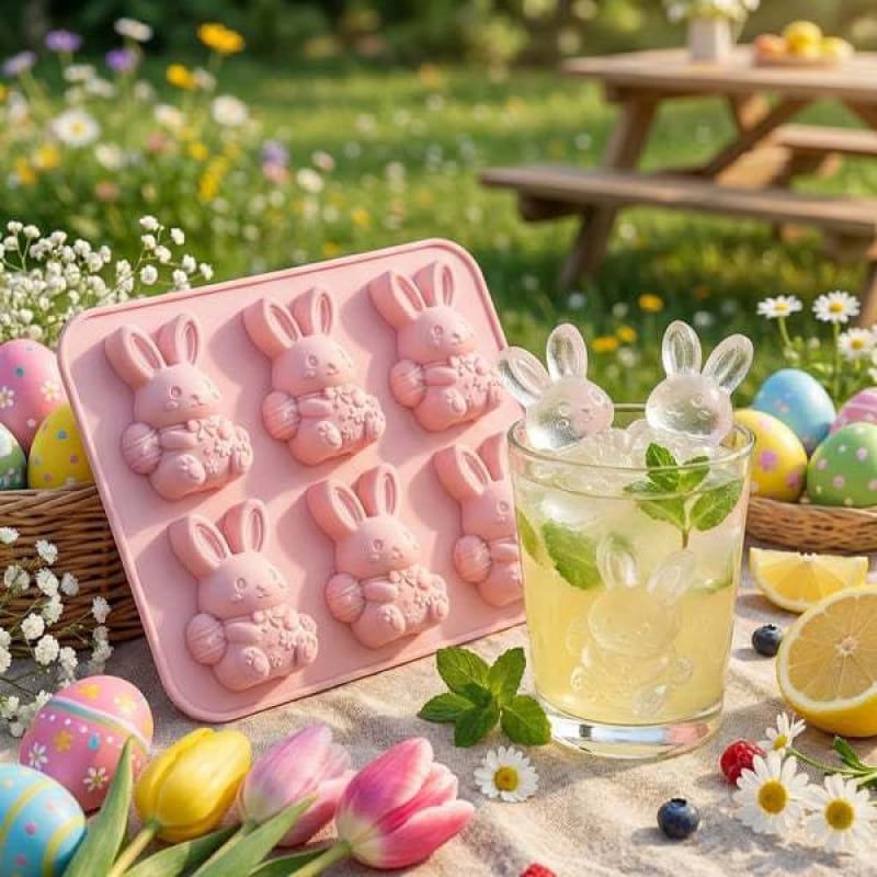 ⏳Last Day Special Price £6.99!!🐮 Mini Highland Cow Ice Cube Mold – Cute 3D Ice for Drinks, Parties & Gifts