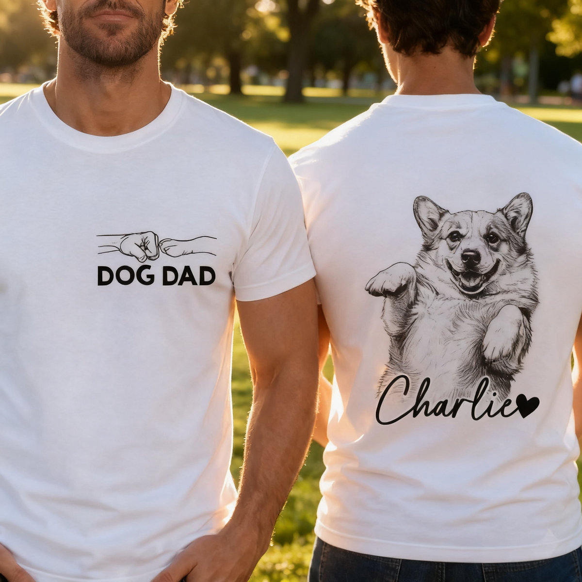 Furry Friends Forever - Custom Photo Unisex T-shirt