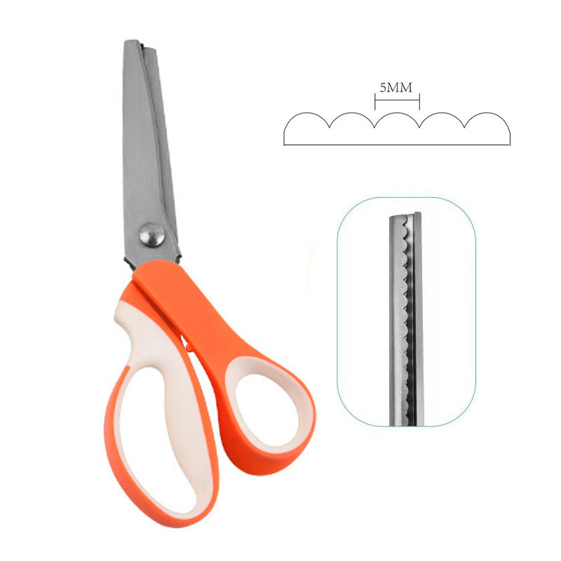 ⏳LAST DAY SALE ONLY £9.99!!🎉48K+ Sold ✂️Multipurpose Pinking Shears Serrated Scissors