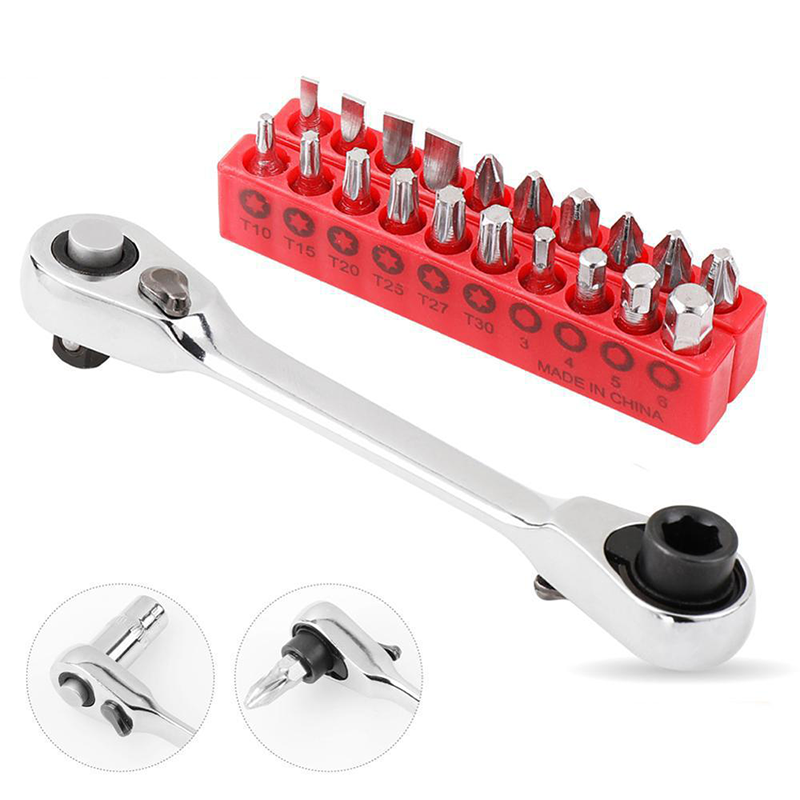 Compact Reversible Ratchet Spanner Tool