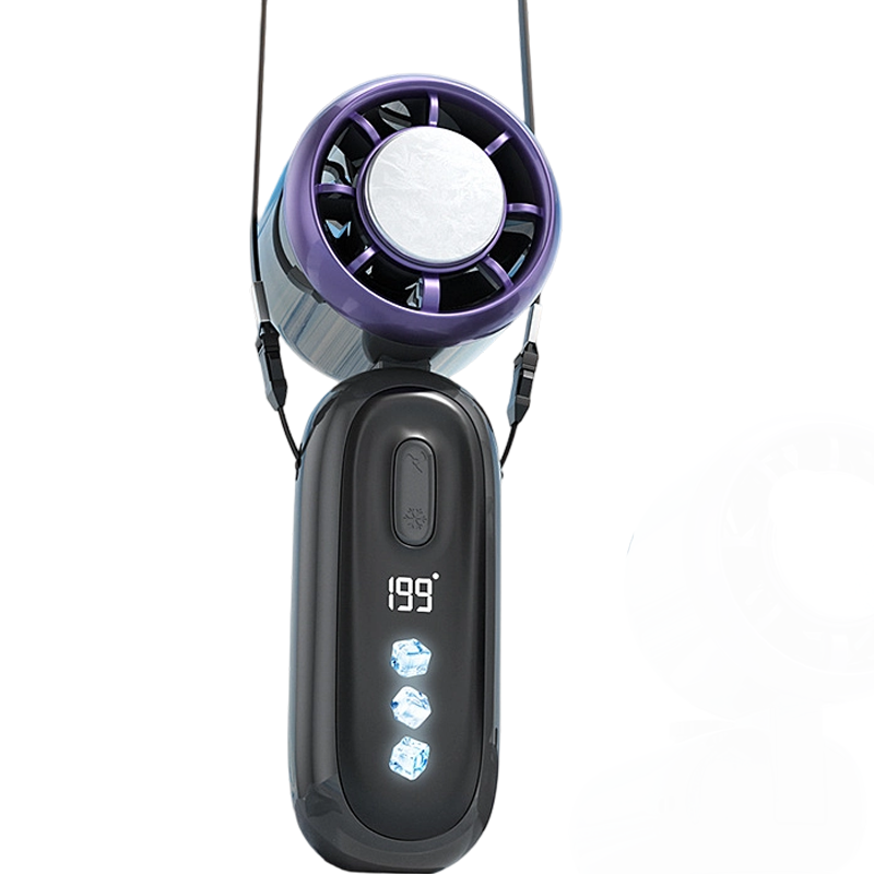 Portable Handheld Digital Display Cooling Fan