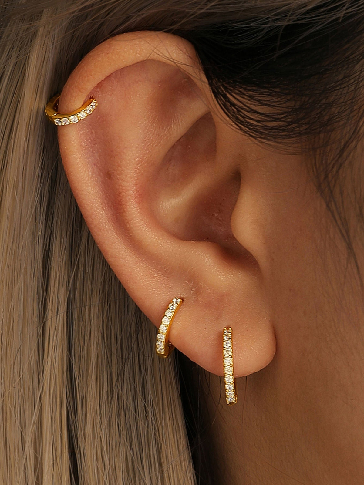 KOSINER 925 Sterling Silver Delicate Multi-Size Hoop