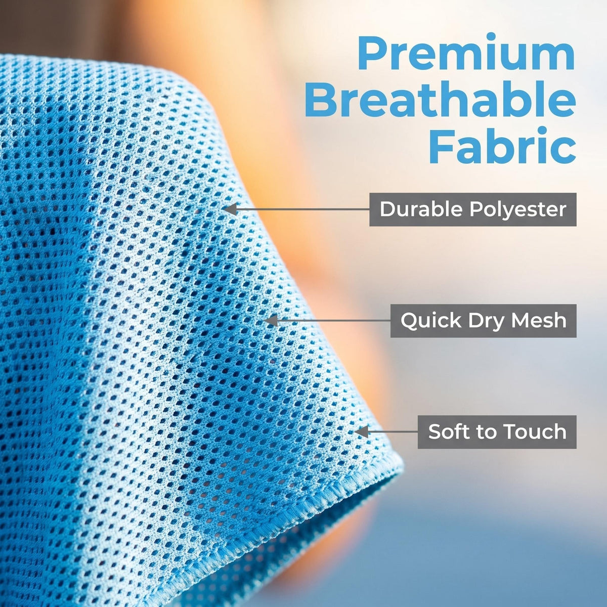 ⏰❄️Last Day Buy 1 Get 1 Free (Each only ￡3.99)☀️Cold Sweat Towel You Can Use Anywhere, Anytime! Reusable Soft Absorbent Cooling Portable