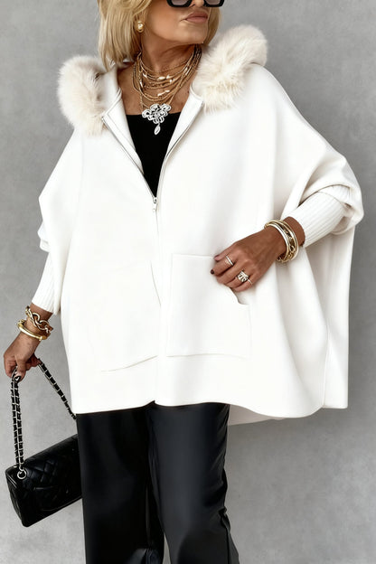 🎄 Hot Christmas sale 70% OFF & free shipping🧥Women's Fur Collar Solid Color Casual Jacket