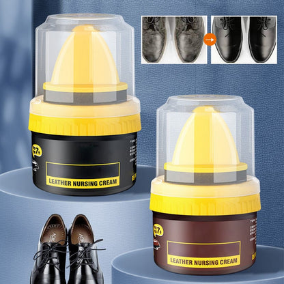 🎄 Christmas Big Sale🎉 Leather Repair Cream & Shoe Polish – Restores Color, Waterproofs & Nourishes | 30K+ Sold! 👞✨📦