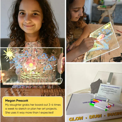 ⏳LAST DAY SALE ONLY￡7.99!🔥✨ LED Note Board 🎨Includes 7 colour pens, bright display & reusable – Perfect for messages, reminders & creative fun 🖍️