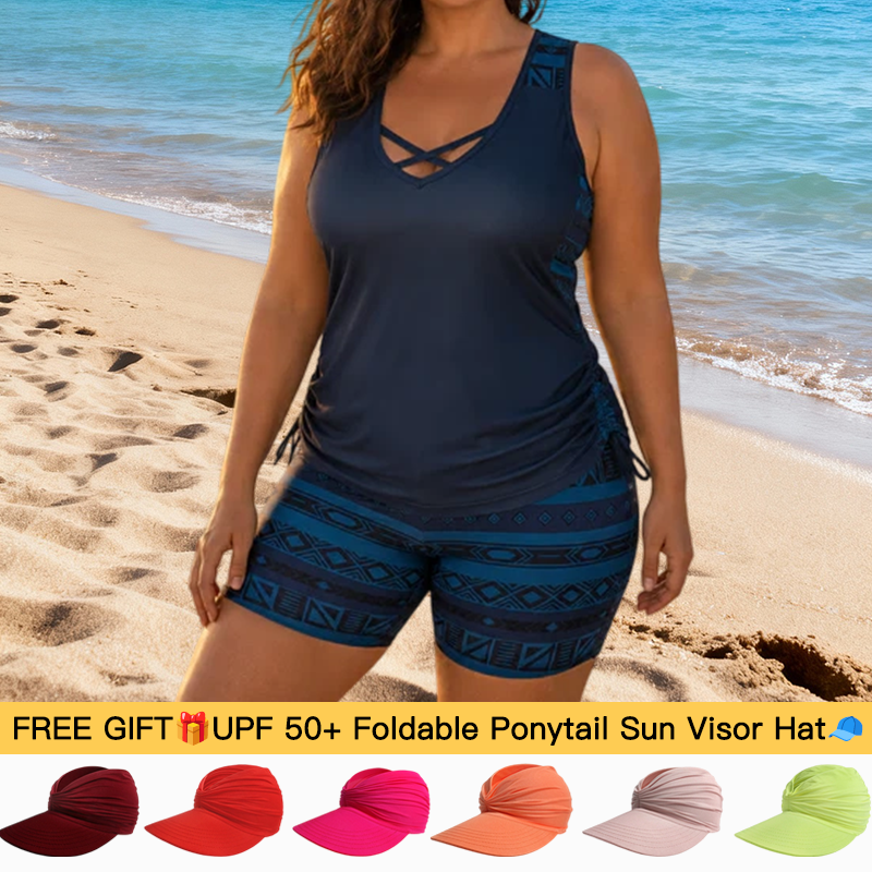 FREE GIFT🎁50K+ SOLD!💥Women's Printed Two-Piece Tankini Swimsuit