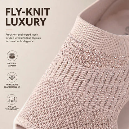 ⏳LAST DAY SALE 60% OFF!🔥🔥Women's Breathable Knit Platform Sandals