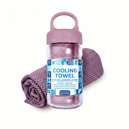 ⏰❄️Last Day Buy 1 Get 1 Free (Each only ￡3.99)☀️Cold Sweat Towel You Can Use Anywhere, Anytime! Reusable Soft Absorbent Cooling Portable