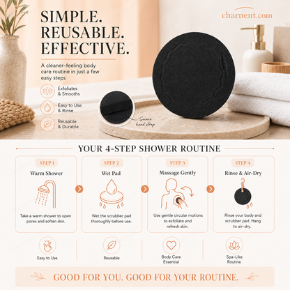 ✨Last Day Buy 1 Get 1 Free❄💦 🚿 Exfoliating Scrub Bath Pads – Gently exfoliate, unclog pores, reveal brighter skin. A little scrub goes a long way! ✨🛀