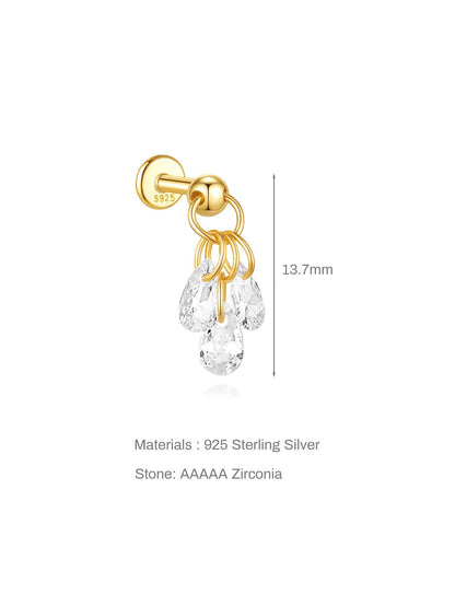 KOSINER 925 Sterling Silver Multi-Style Versatile Set