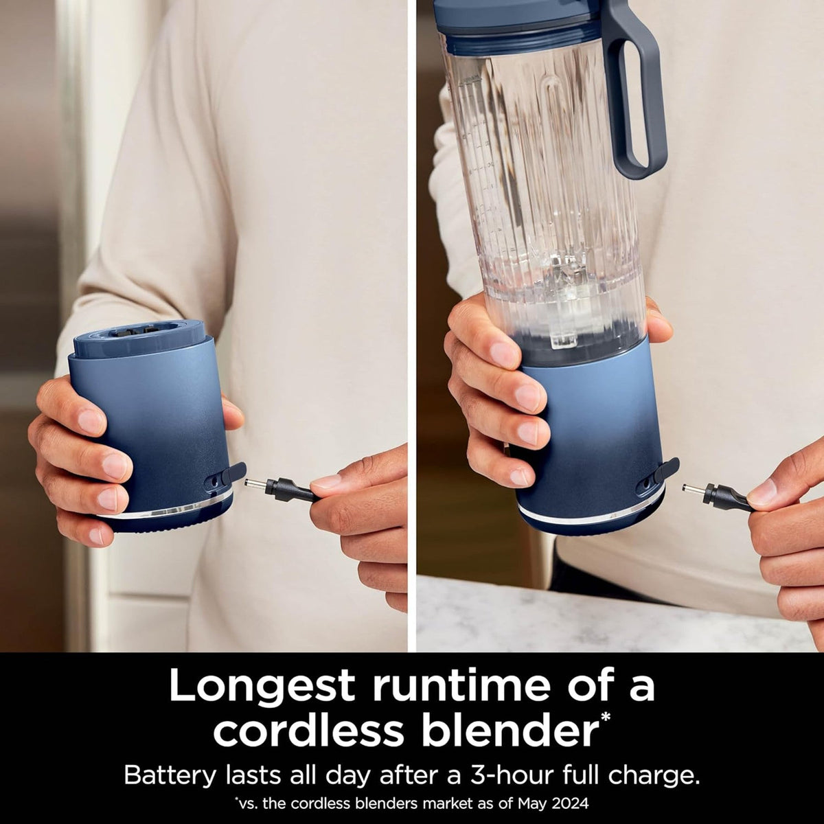 Ninja Blast Max Cordless Blender – Portable Smoothie Maker (BC251UKNV)
