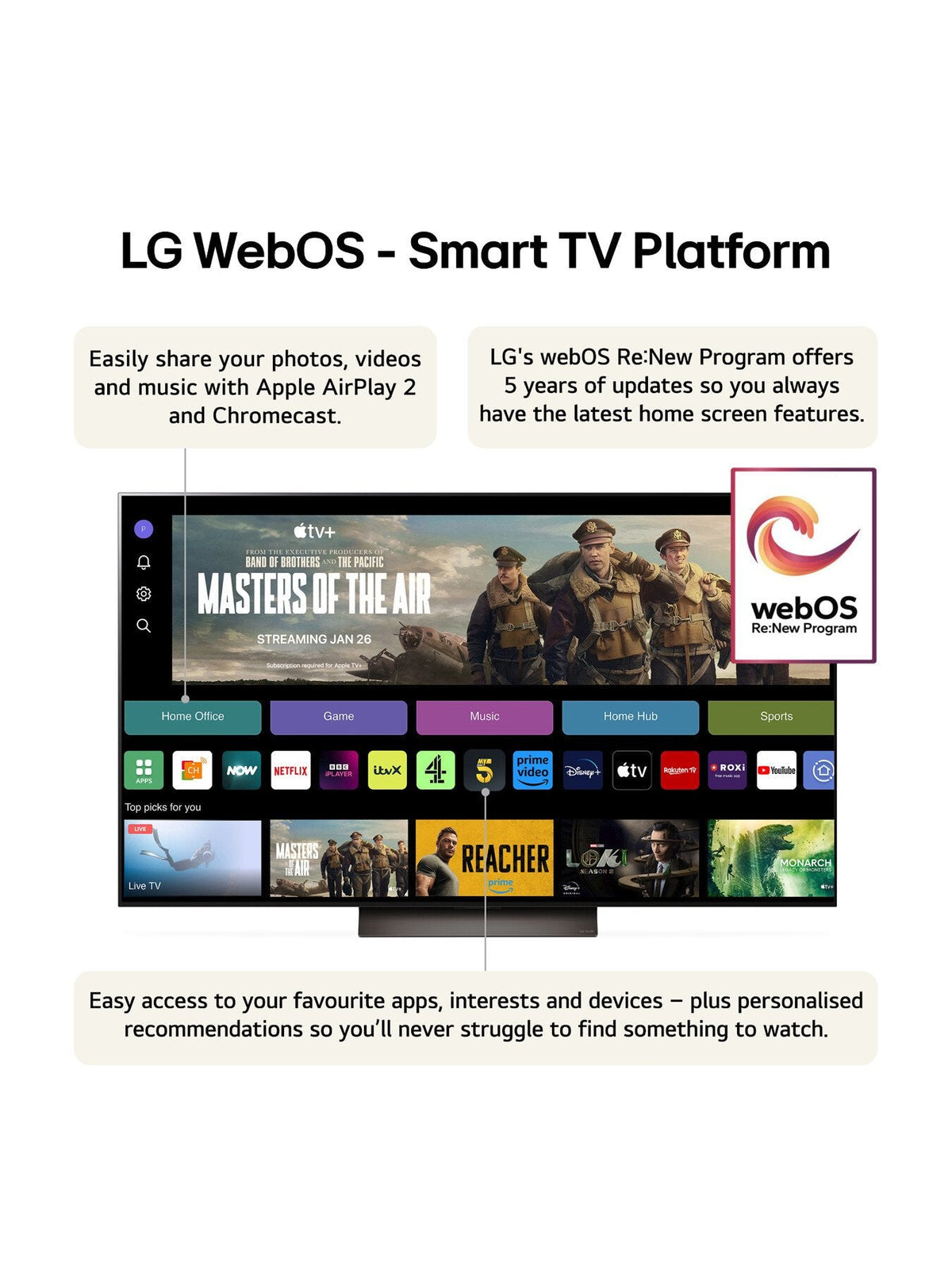 OLED Evo C46 77 inch 4K Ultra HD Smart TV 2024