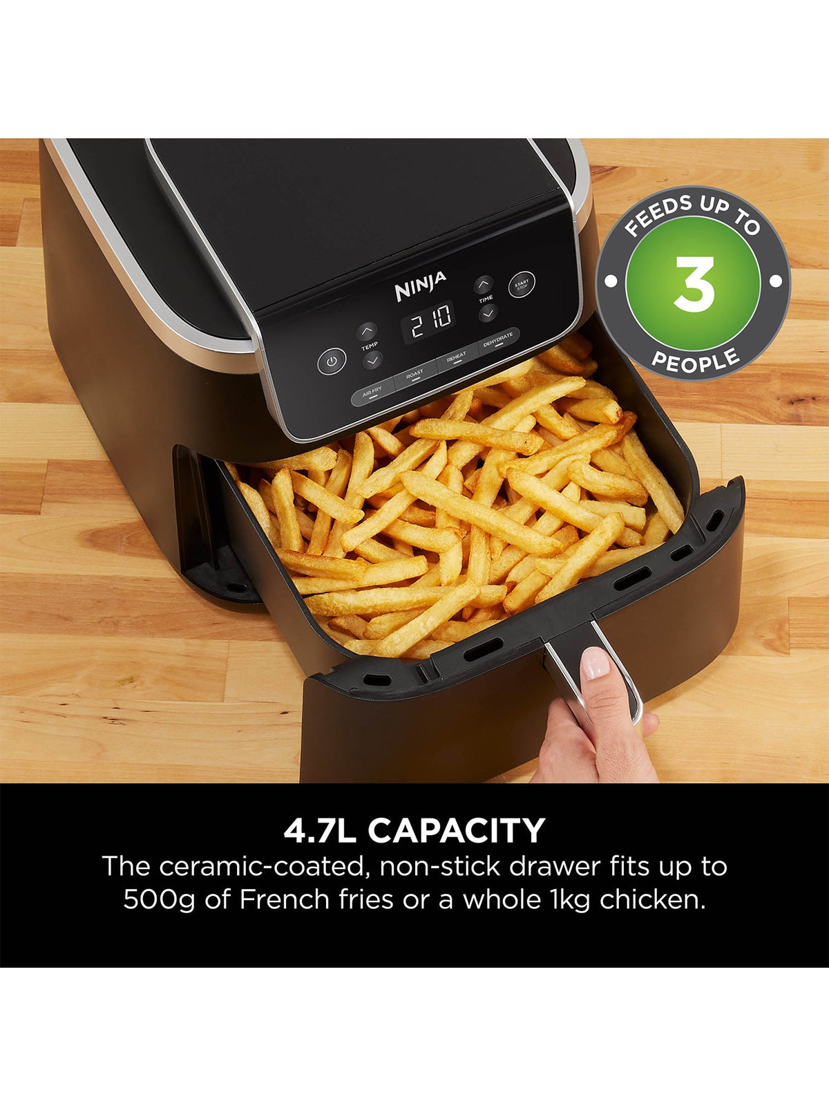 Air Fryer Pro 4.7L Black