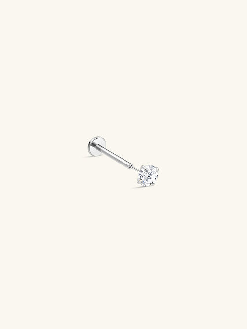 KOSINER Titanium Simple Flat Back Stud