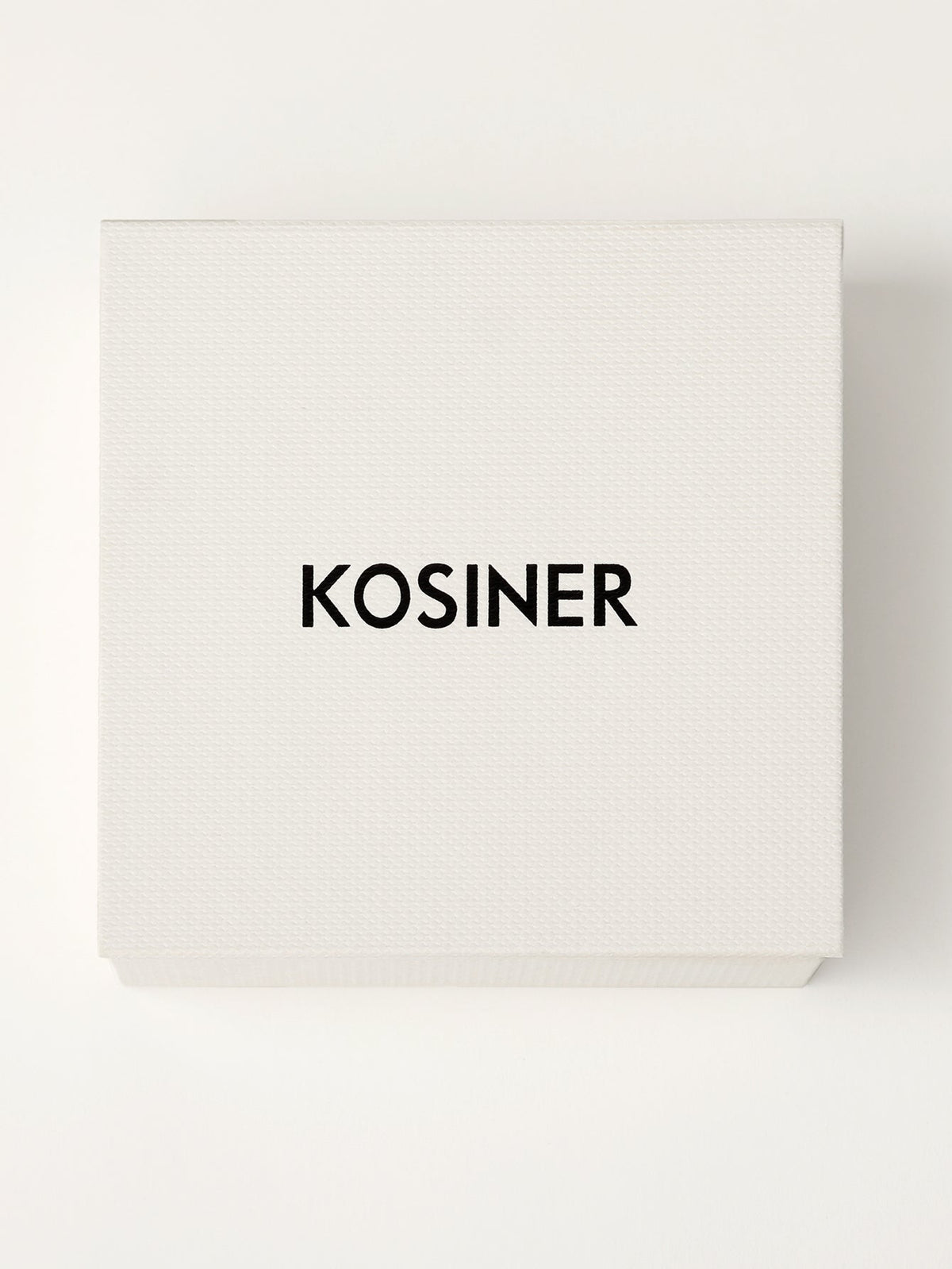 KOSINER 14K Solid Gold Simple Triple Ball Flat Back Stud