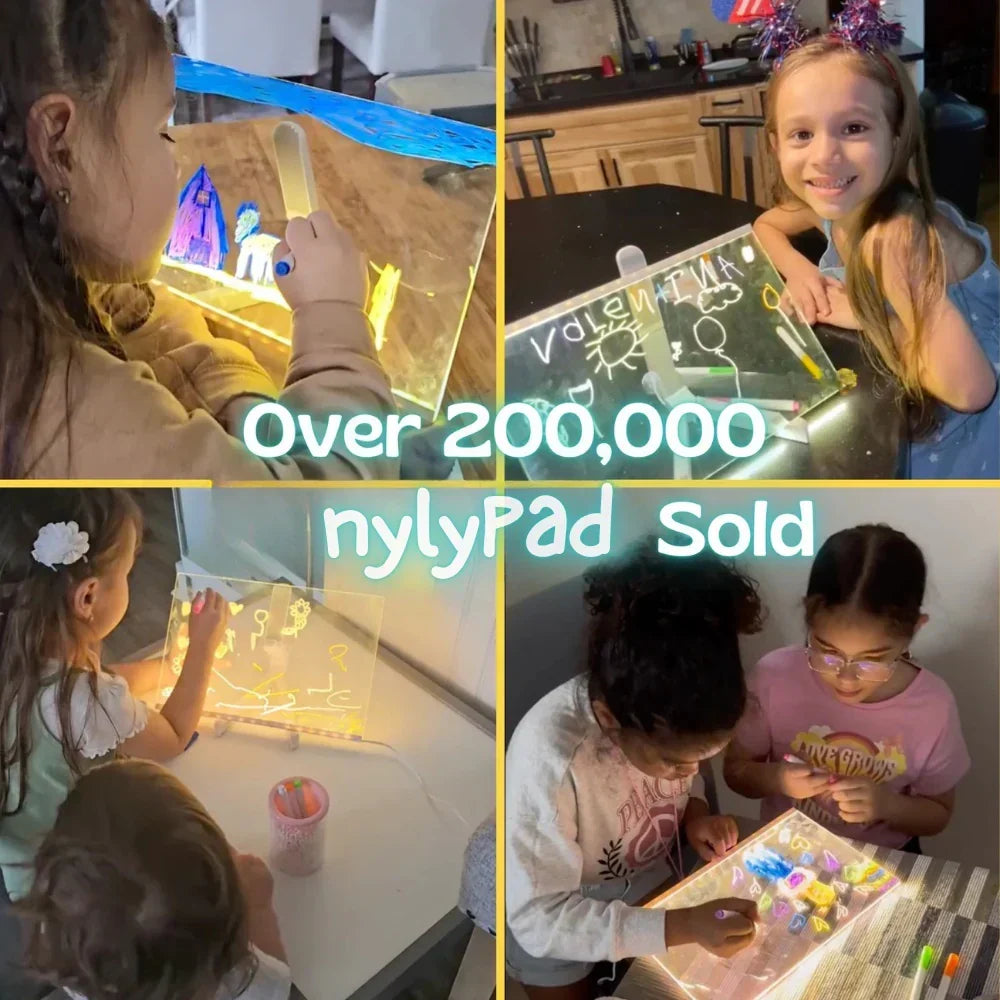⏳LAST DAY SALE ONLY￡7.99!🔥✨ LED Note Board 🎨Includes 7 colour pens, bright display & reusable – Perfect for messages, reminders & creative fun 🖍️