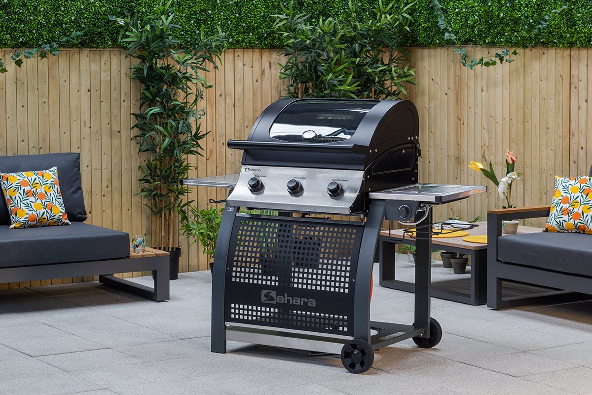 Sahara S375 3 Burner Gas Barbecue | Premium Outdoor Cooking