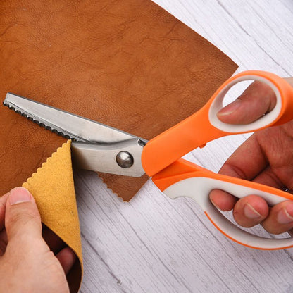 ⏳LAST DAY SALE ONLY ￡9.99!!🎉48K+ Sold ✂️Multipurpose Pinking Shears Serrated Scissors