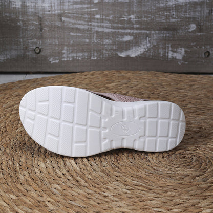 ⏳LAST DAY SALE 60% OFF!🔥🔥Women's Breathable Knit Platform Sandals