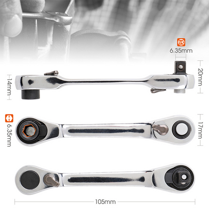 Compact Reversible Ratchet Spanner Tool