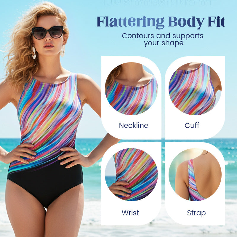 Women's Printed One-Piece Swimsuit