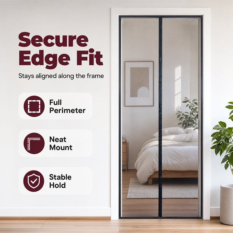 ✨️Last Day 50% OFF🚪✨ MAGNETIC BUG-FREE DOOR SCREEN – INSTANTLY KEEPS OUT FLIES, MOSQUITOES & WASPS! ✅ Self-Closing • Easy No-Drill Install • Pet & Kid Friendly