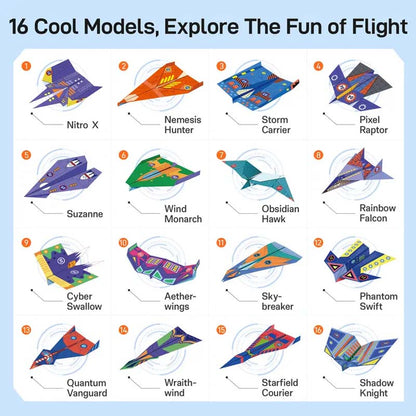 ⏳🔥LIMITED-TIME 50% OFF! ⏰Creative DIY Paper Airplane Set For Kids