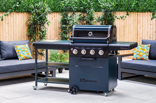 Sahara X475 Gas Barbecue | 4 Burner BBQ for Summer Entertaining